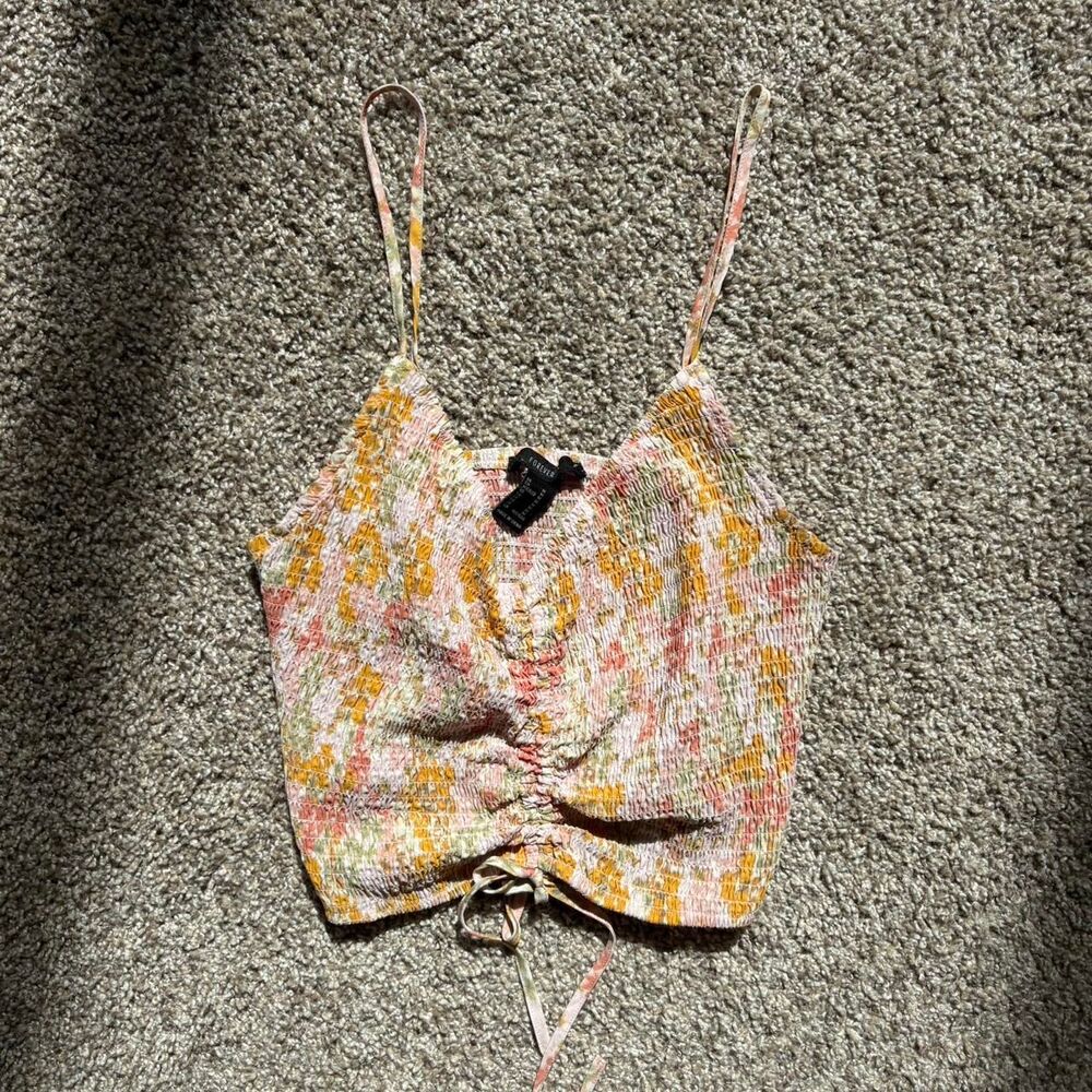 Forever-21 Women's multi Crop-top